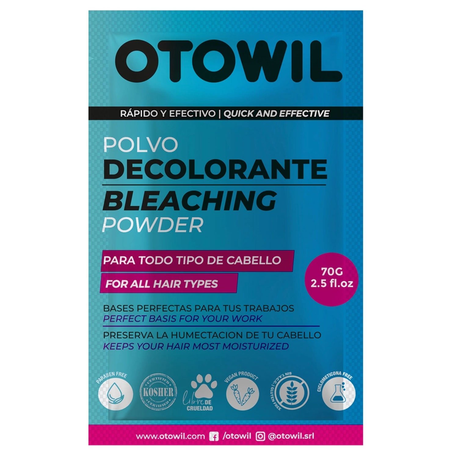 Polvo Decolorante x 70 gr